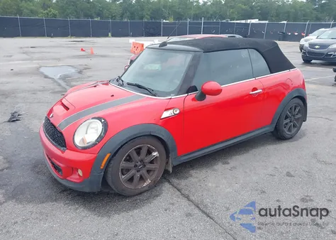 2013 Mini Convertible Cooper S из США, поврежденный, VIN WMWZP3C55DT705468